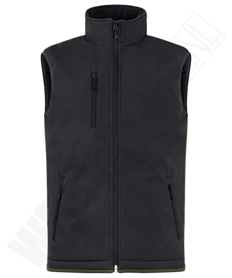 Gevoerde softshell bodywarmer Clique