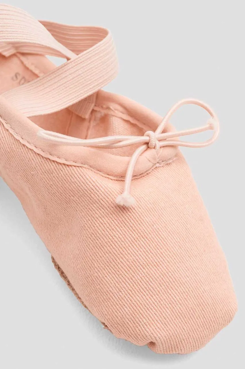 Girls Zenith Stretch Canvas Ballet Shoes