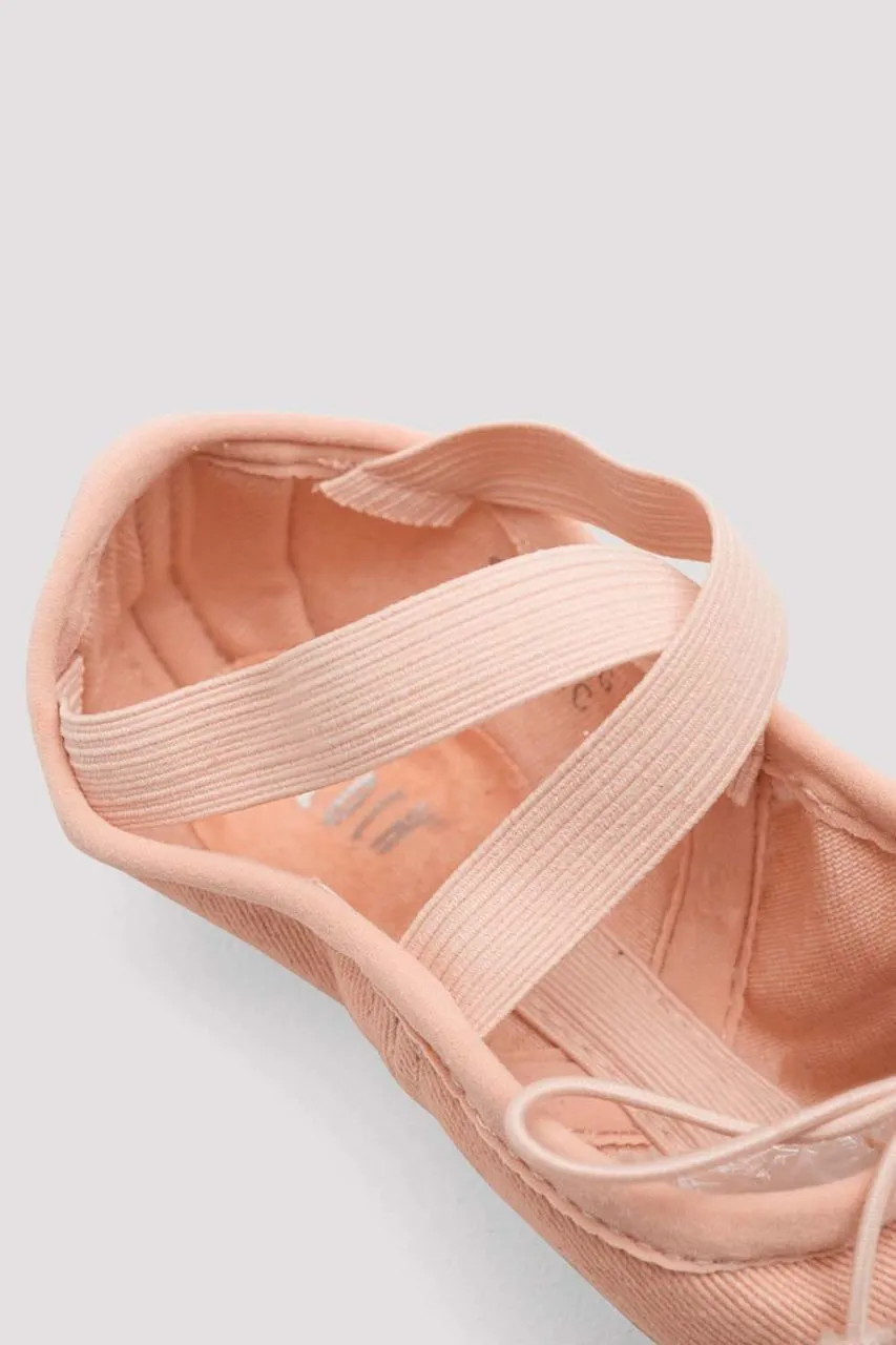 Girls Zenith Stretch Canvas Ballet Shoes