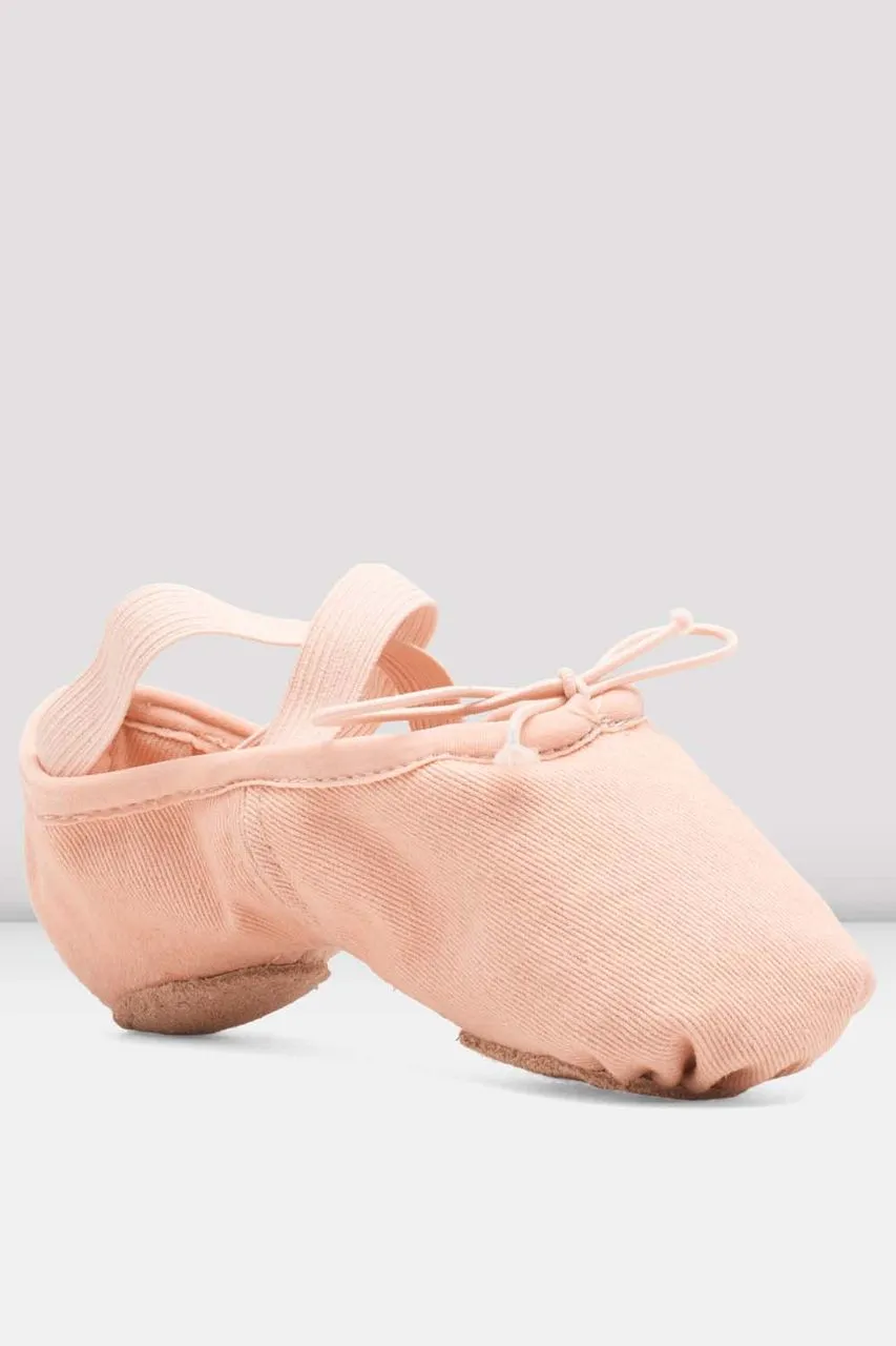 Girls Zenith Stretch Canvas Ballet Shoes