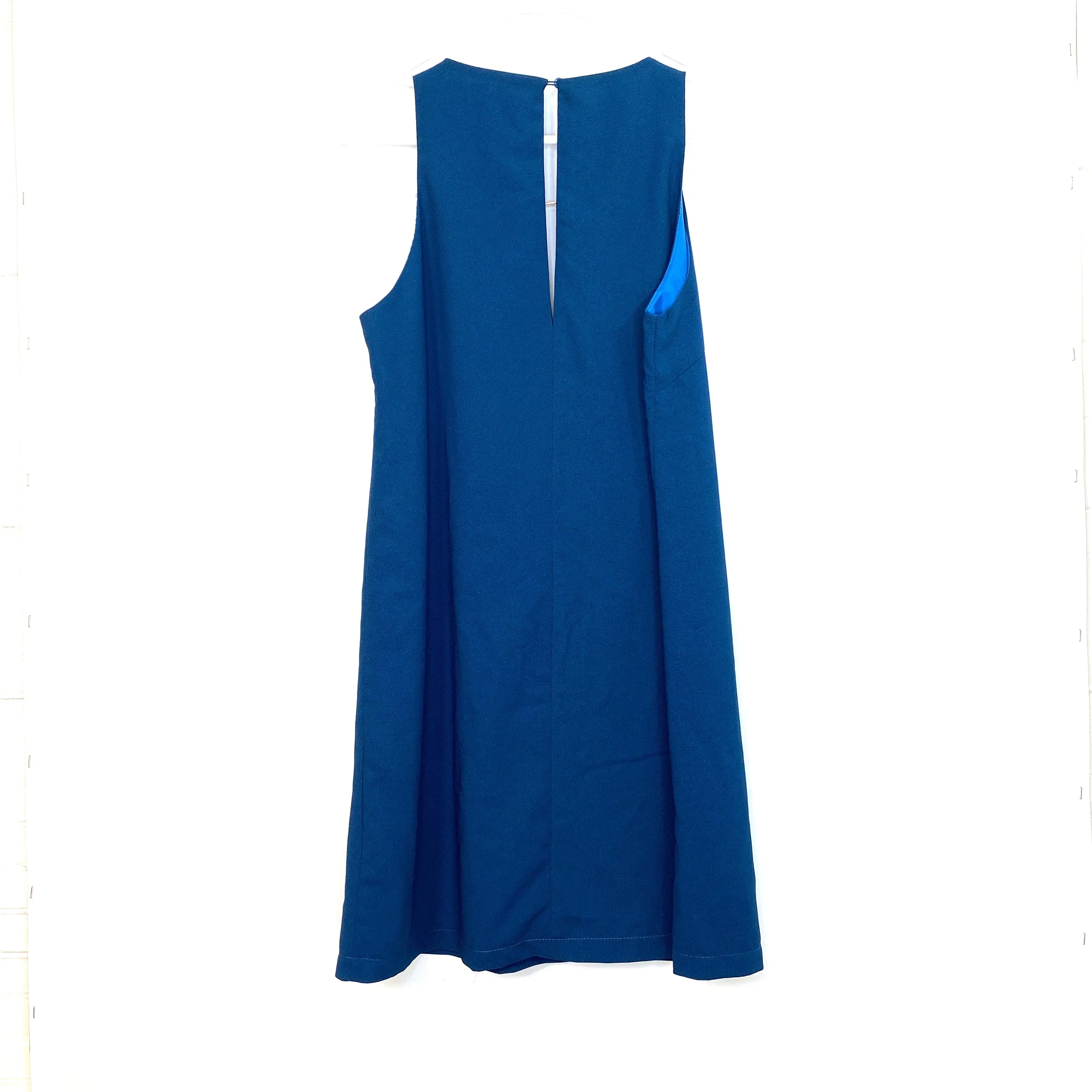 Glamorous LuLu's Blue Sheath Dress - Sleeveless, Size S