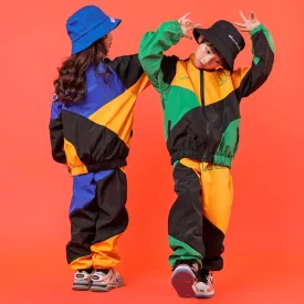 HH012 Cool Hip Hop High Neck Jacket - Hip Hop Pants-Sold Seperatly