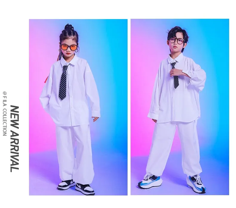 HH7215 Hip Hop Clothes Girls and Boys Jazz -Street Dance- Performance Stage Costume  HH7215