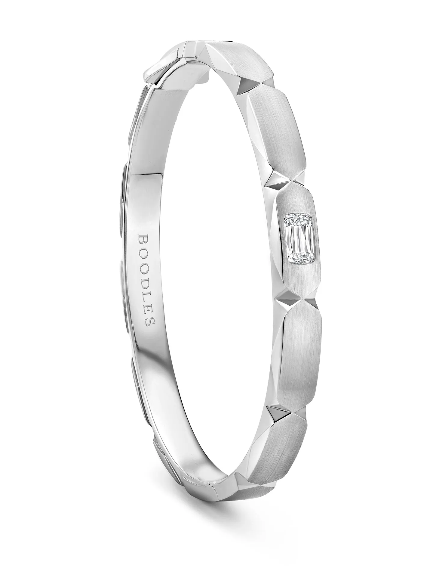 Jazz Ashoka White Gold Bangle