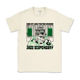 Premium Jazz Dispensary Catnip T-Shirt in Ivory - Stylish and Comfortable Design