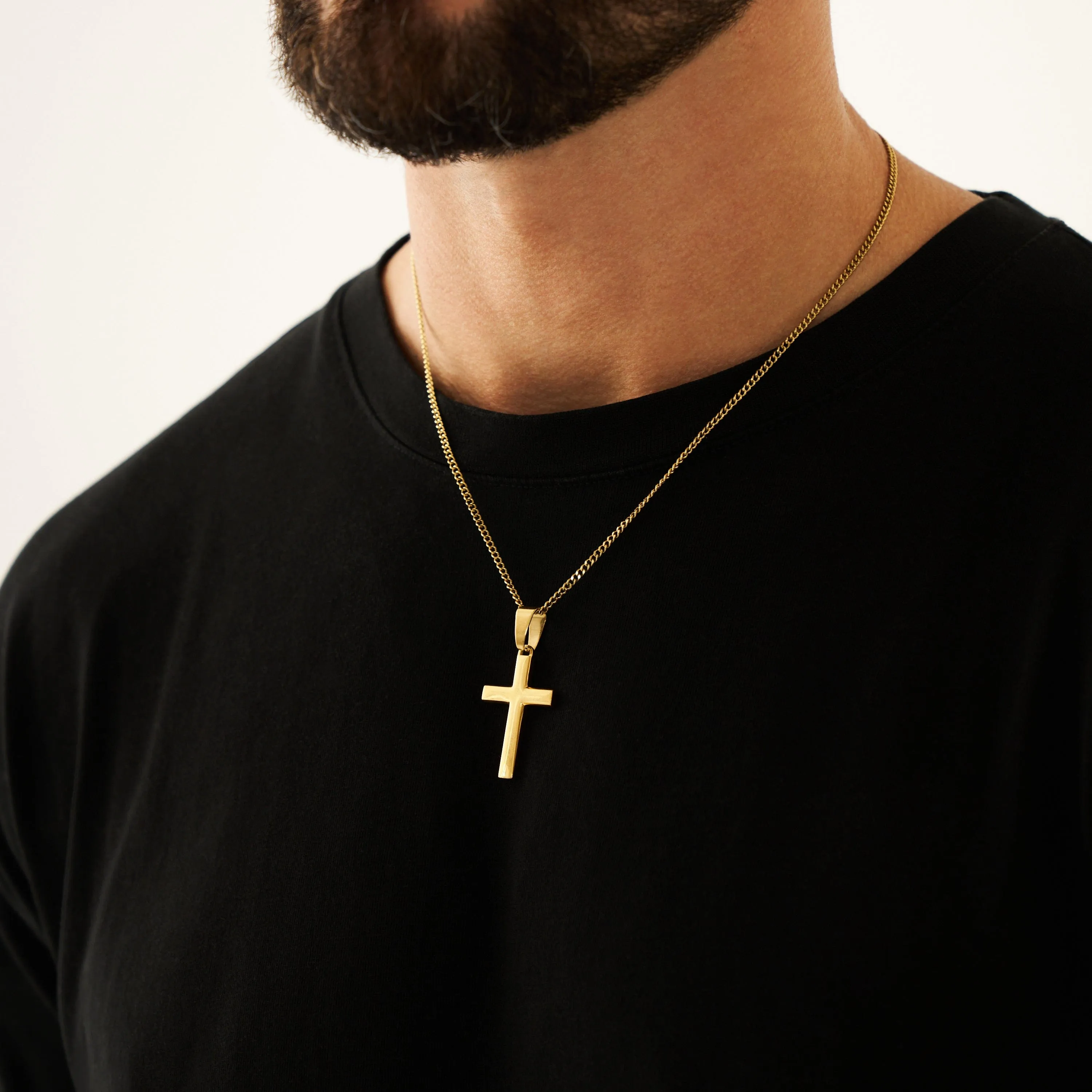 Latin Cross Pendant (Gold)