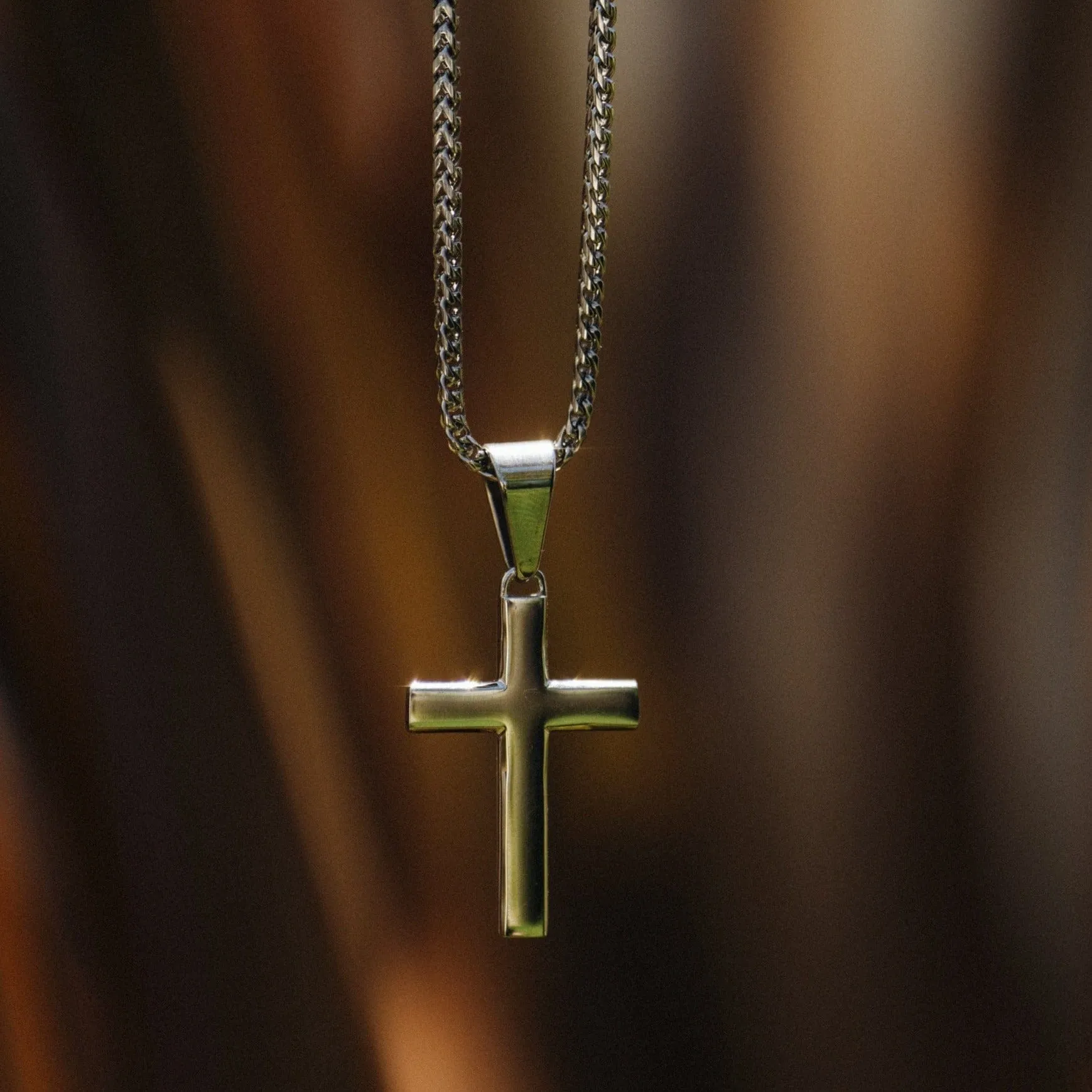 Latin Cross Pendant (Silver)