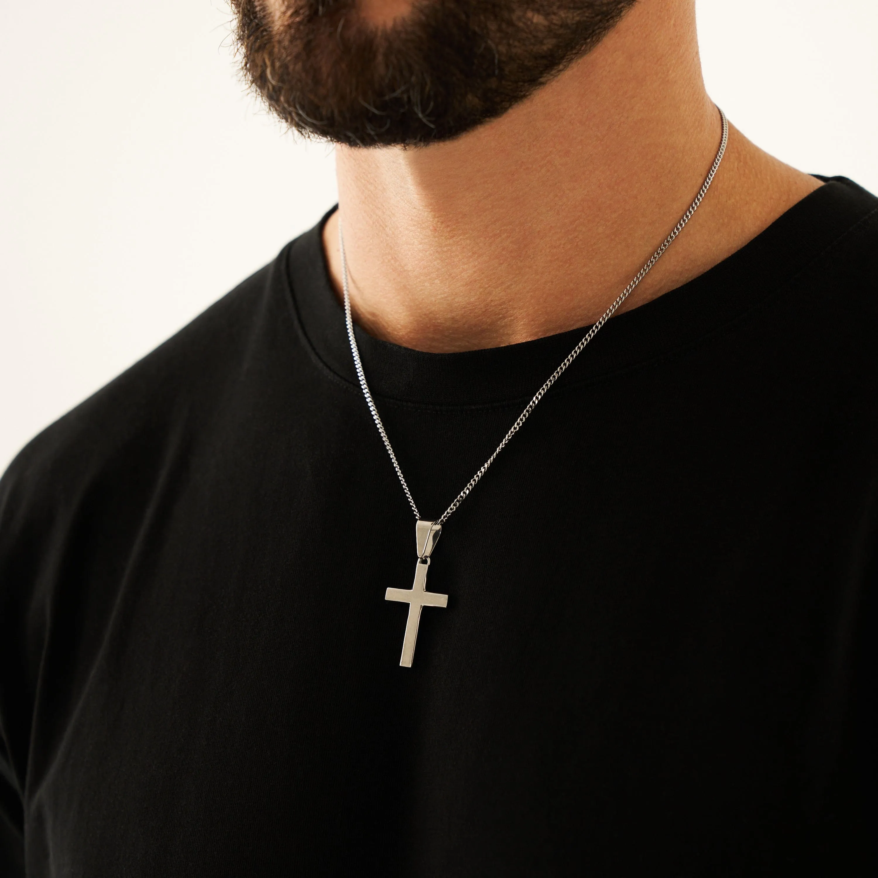 Latin Cross Pendant (Silver)