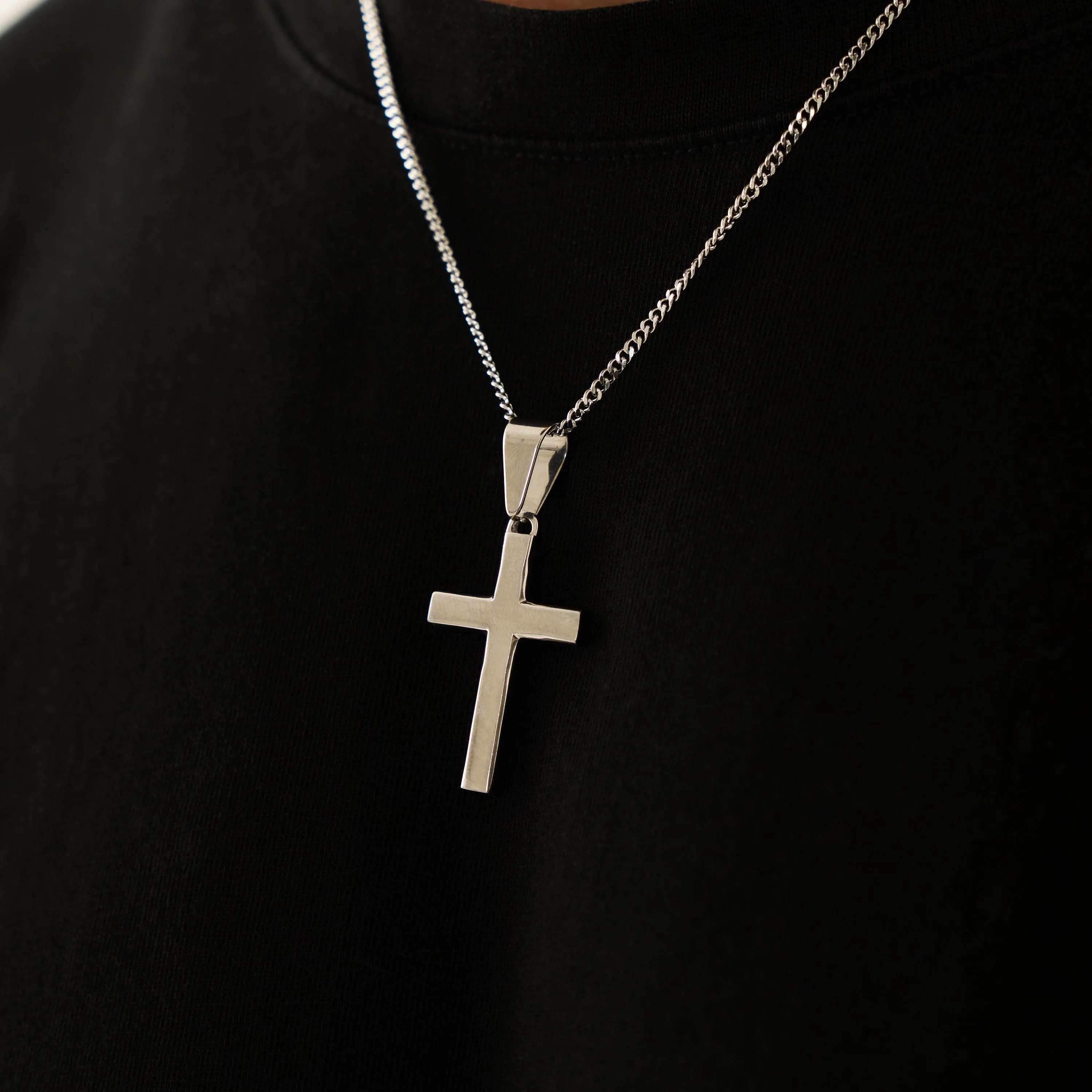 Latin Cross Pendant (Silver)