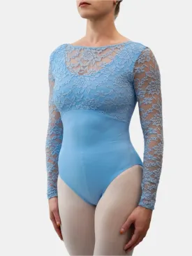 Light Blue Dance Long Sleeve Leotard MP617