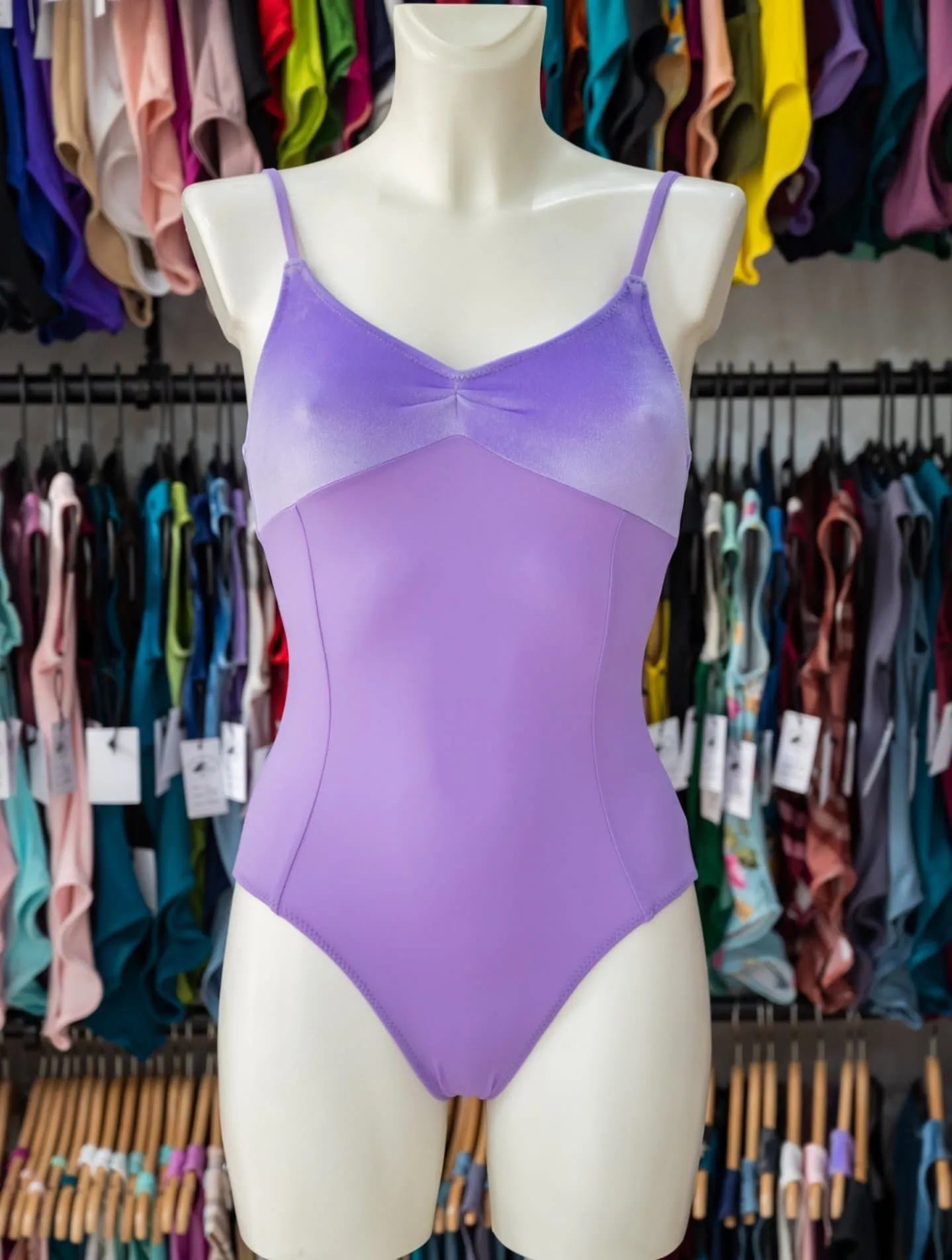 Lilac Dance Spaghetti Straps Leotard MP201