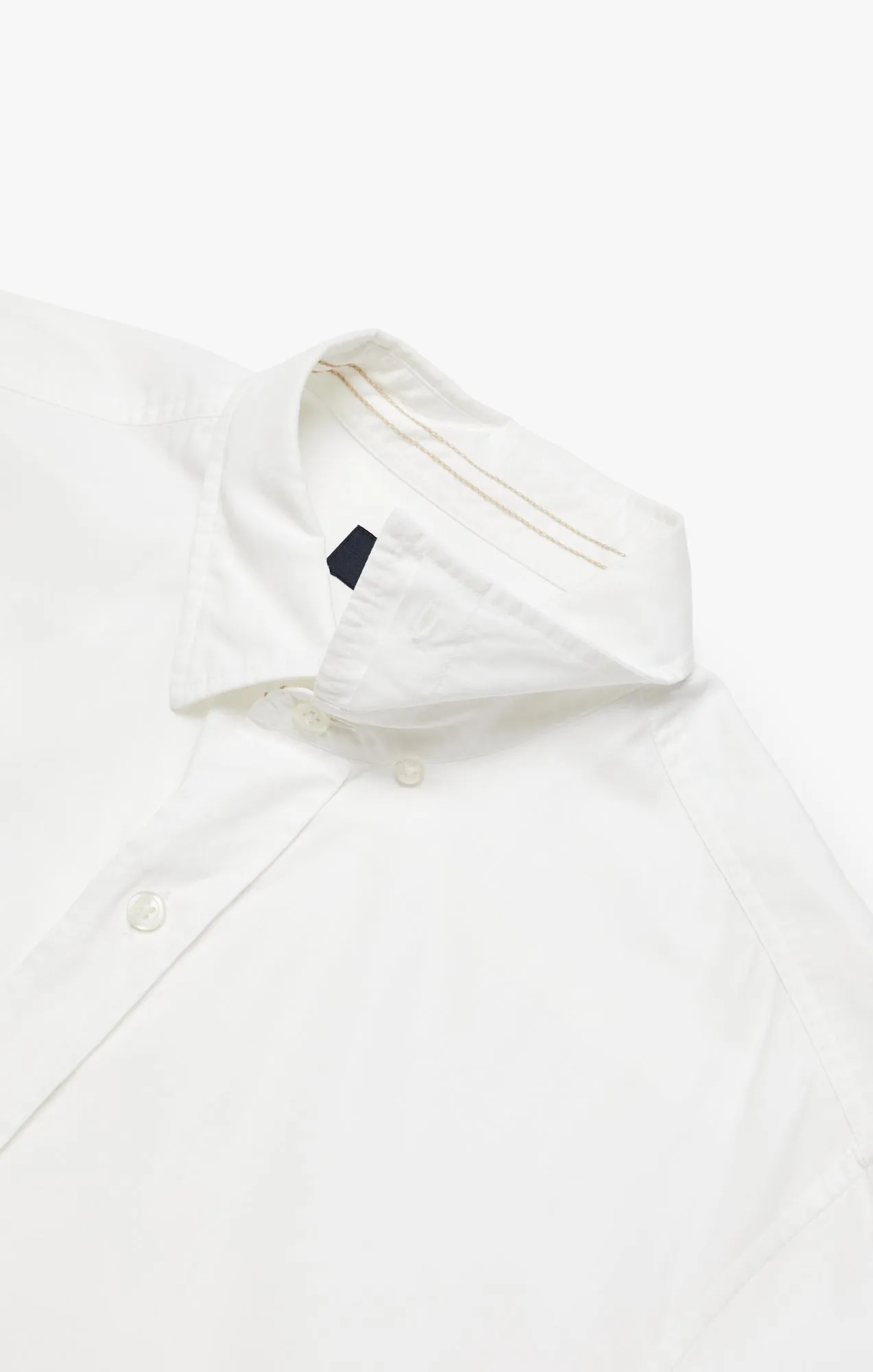 Luxe Twill Shirt In Bright White