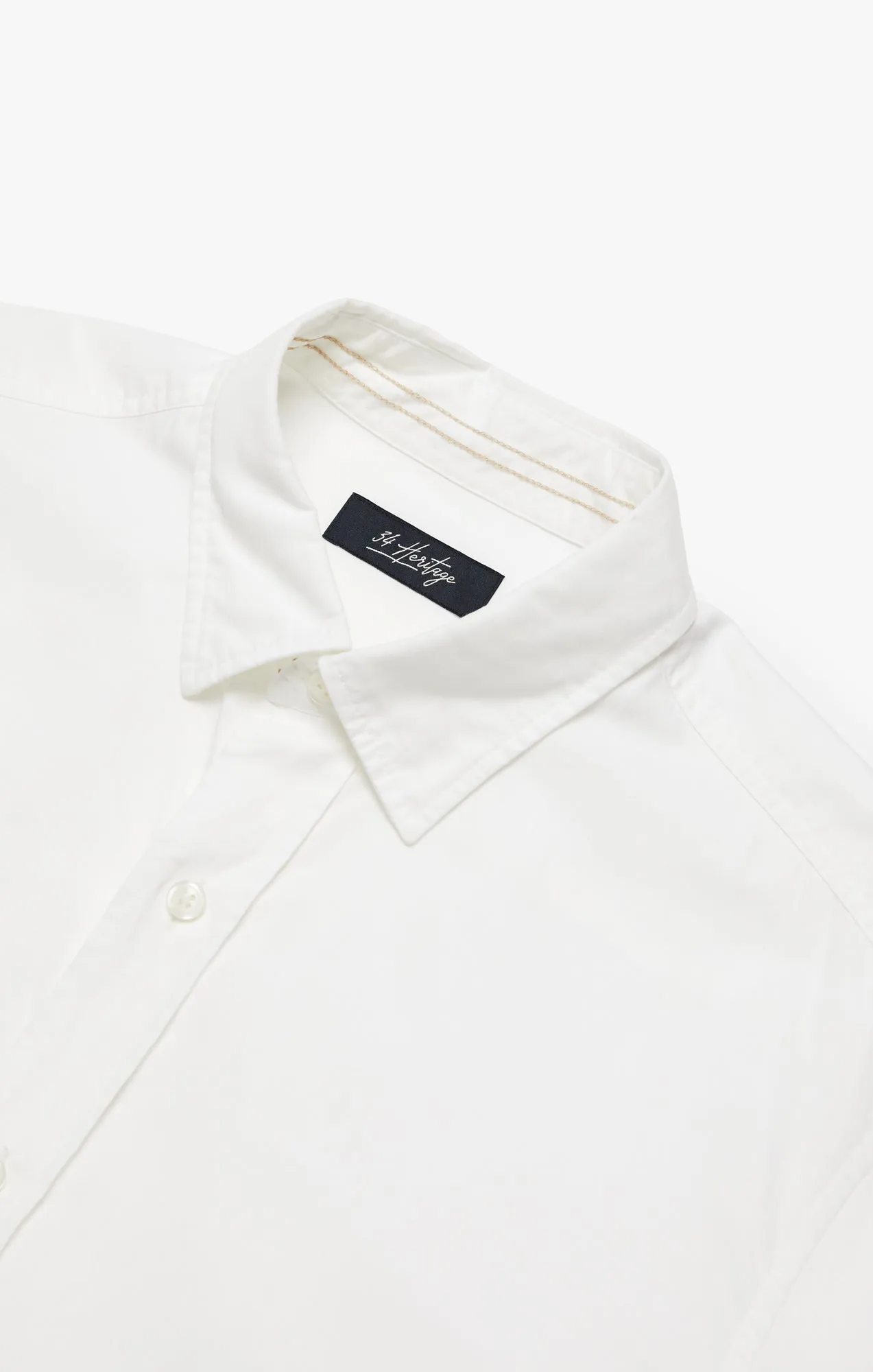 Luxe Twill Shirt In Bright White