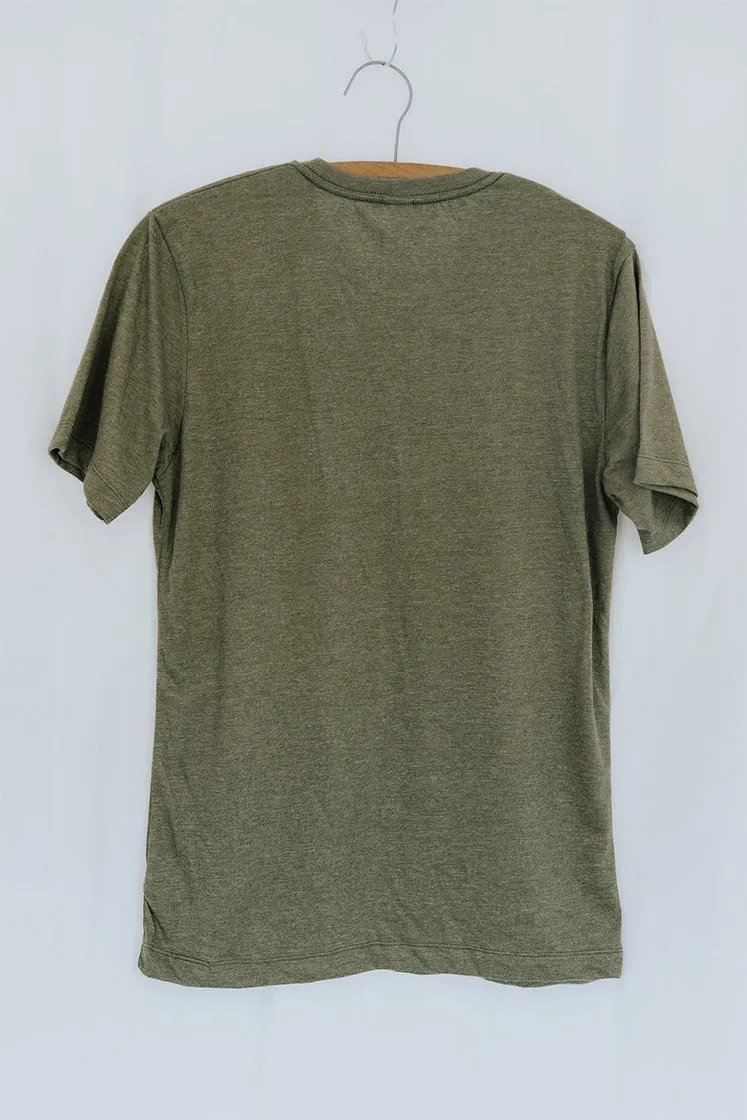 Men's Whale Dance Tee - Olive