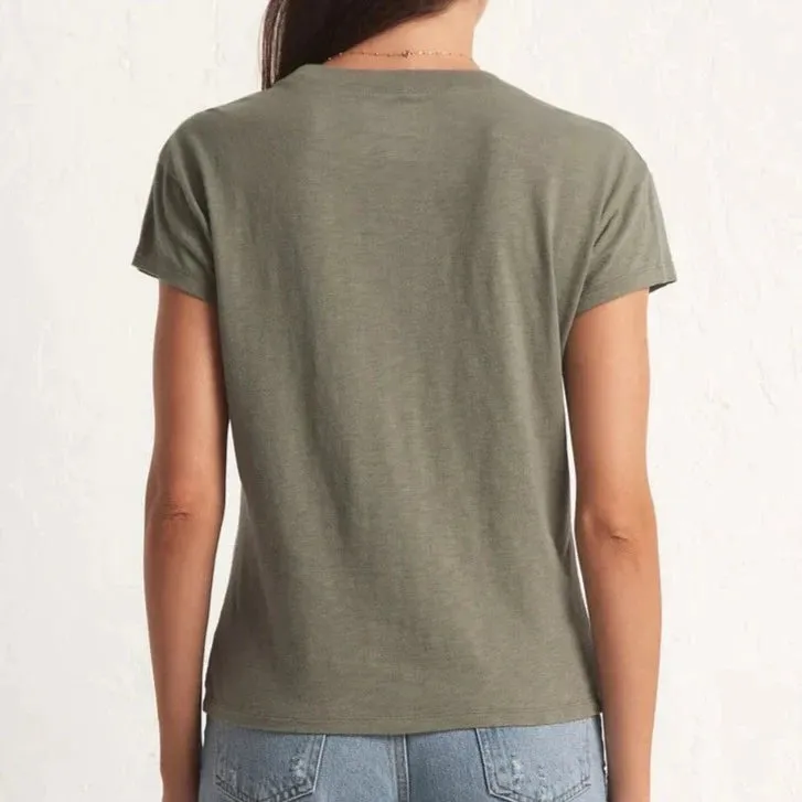 Modern Slub Tee (Evergreen)