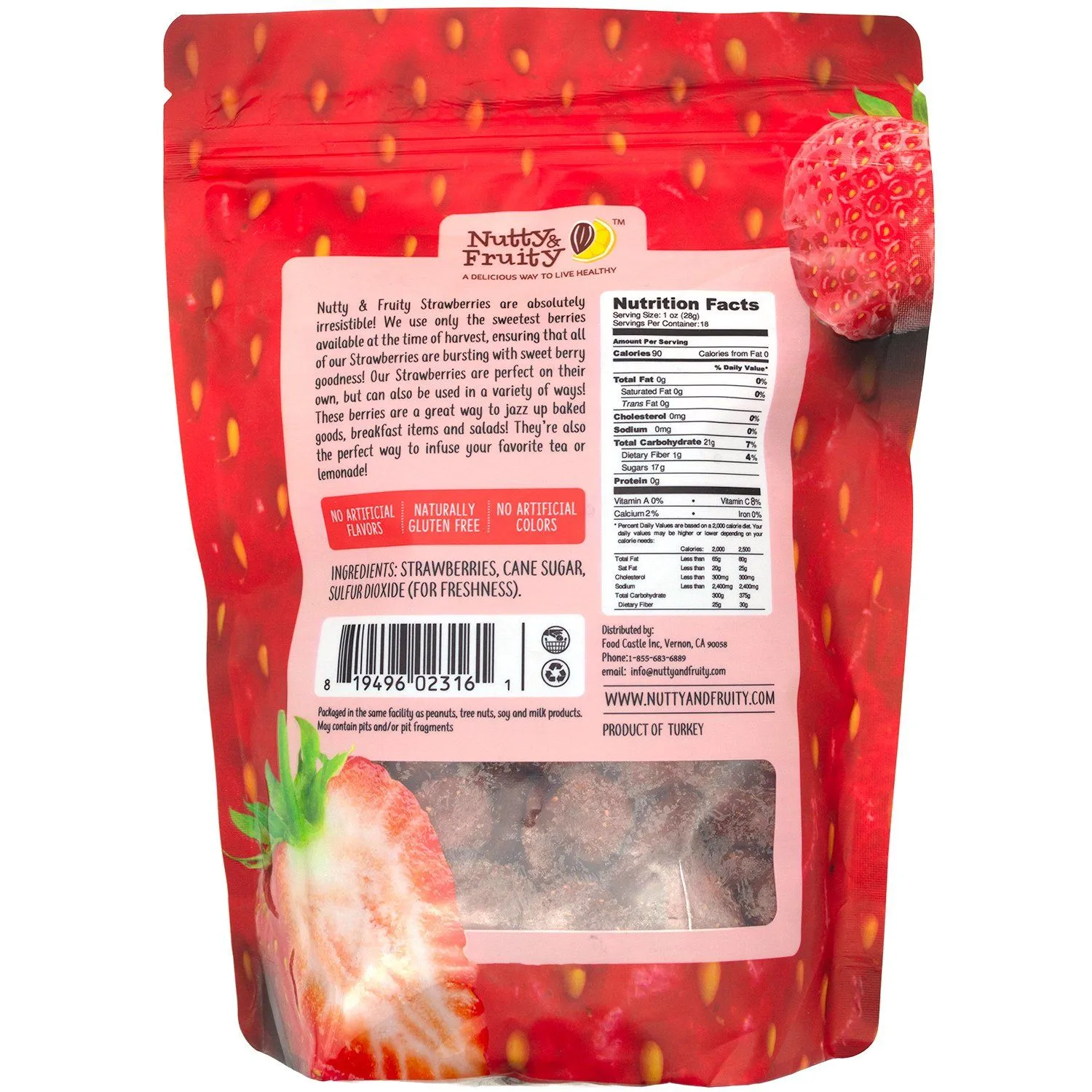 Nutty & Fruity Dried Strawberry