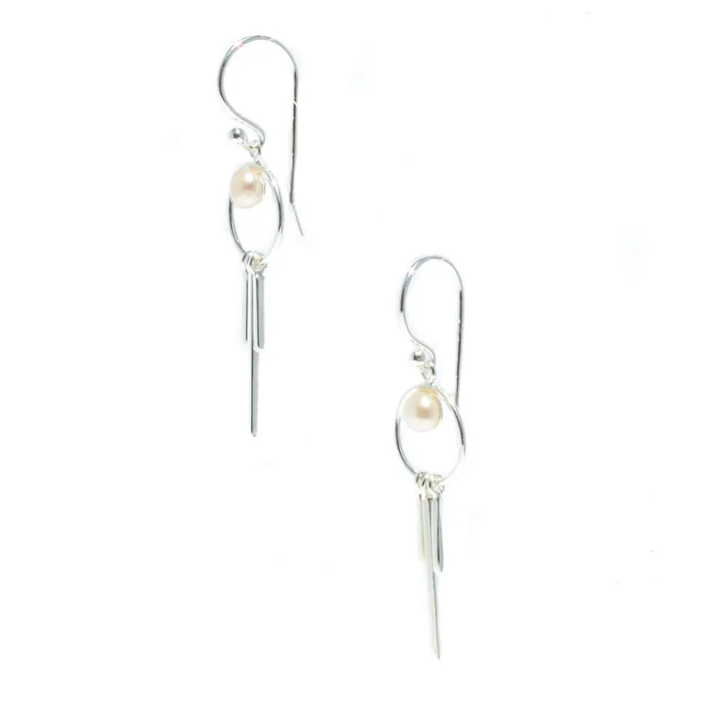 Ocean Dance Pearl Earrings