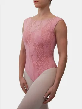 Old Rose Lace Dance Tank Leotard MP688