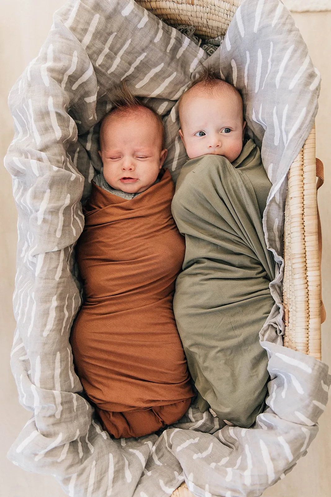 Olive Bamboo Swaddle