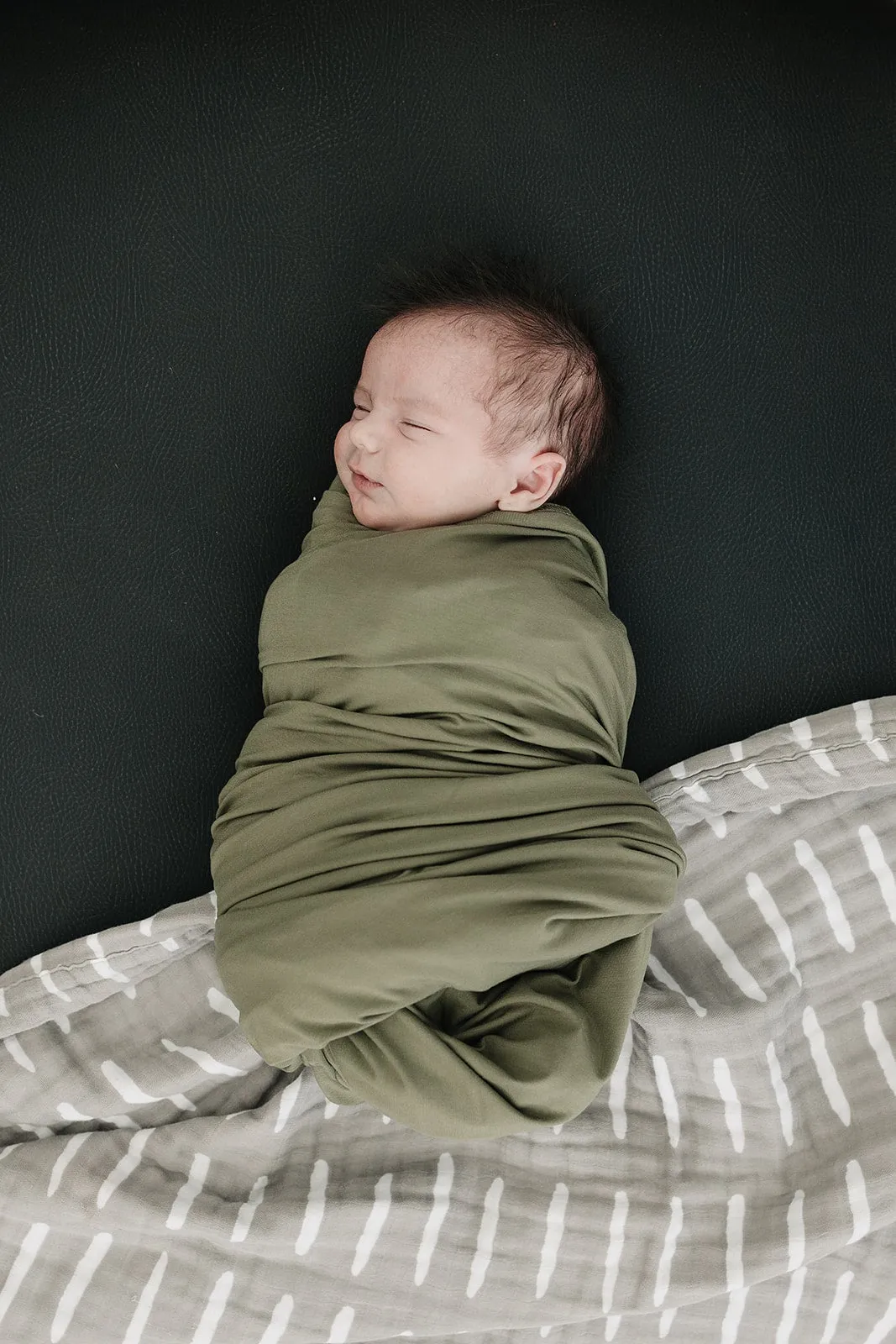 Olive Bamboo Swaddle