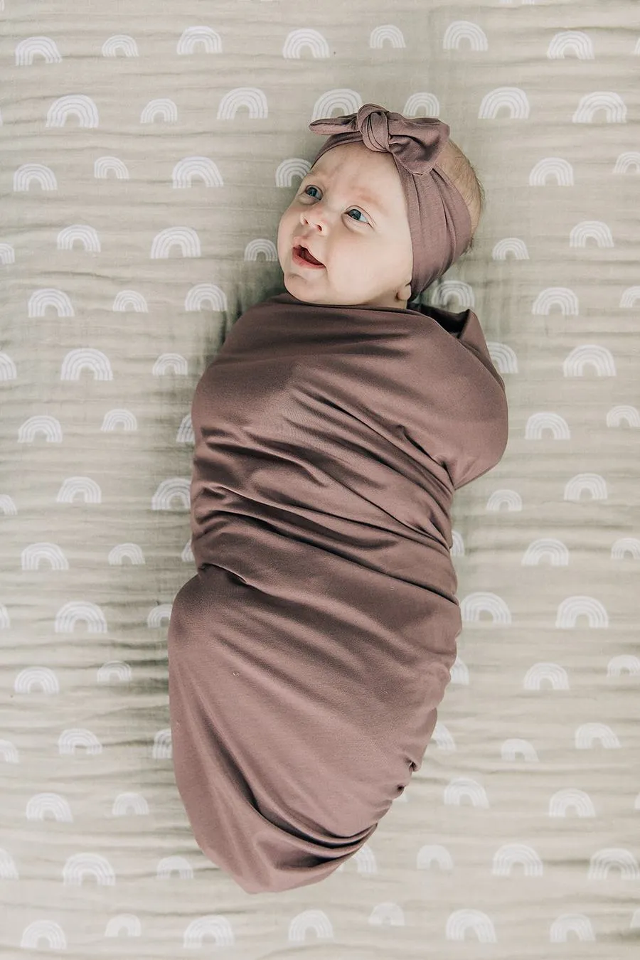 Plum Bamboo Swaddle