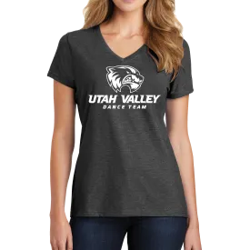 Port & Company Ladies Fan Favorite Blend V-Neck Tee - UVU Dance Team Wolverine