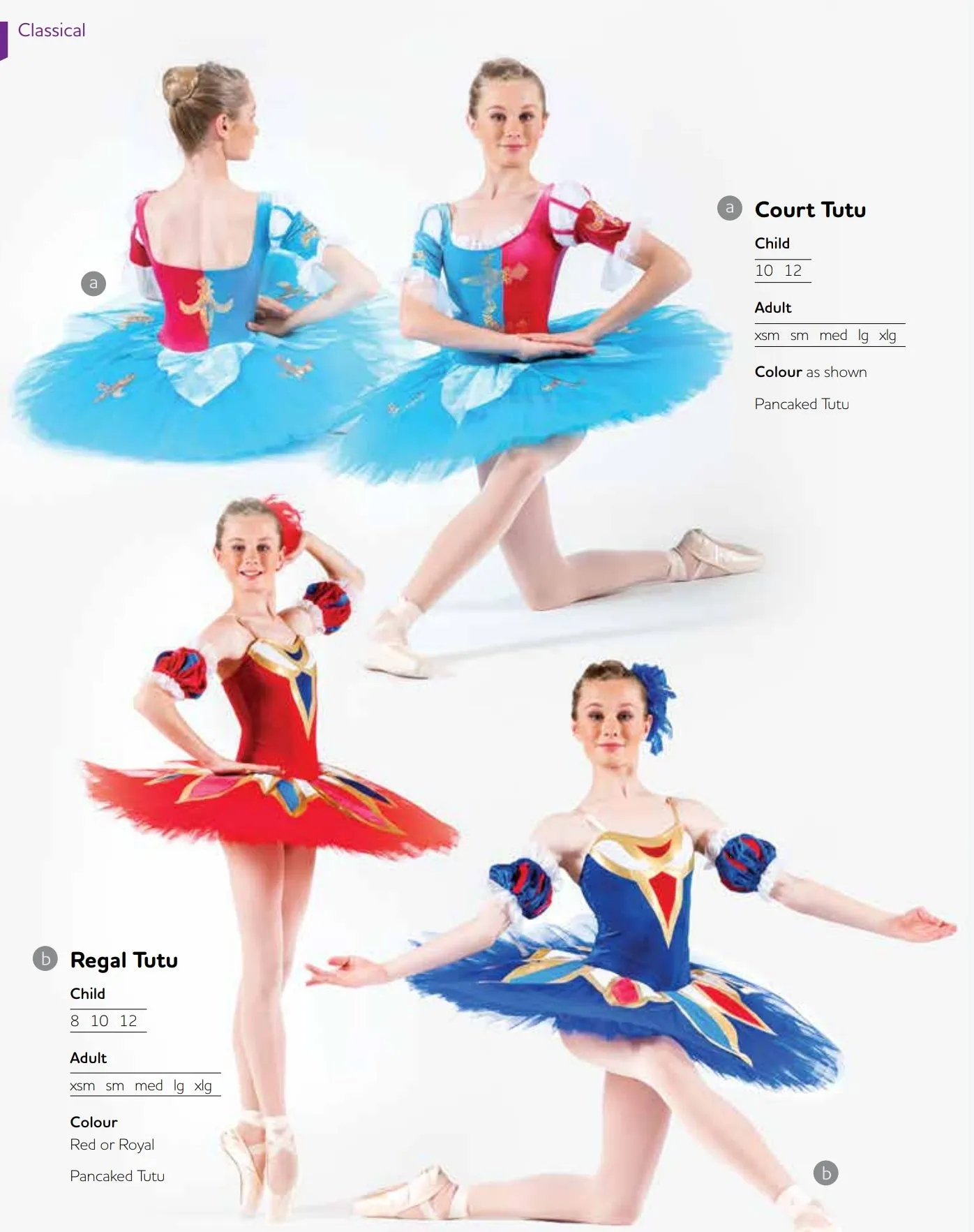 P.W. CHARACTER PERFORMANCE TUTUS- MADE TO ORDER