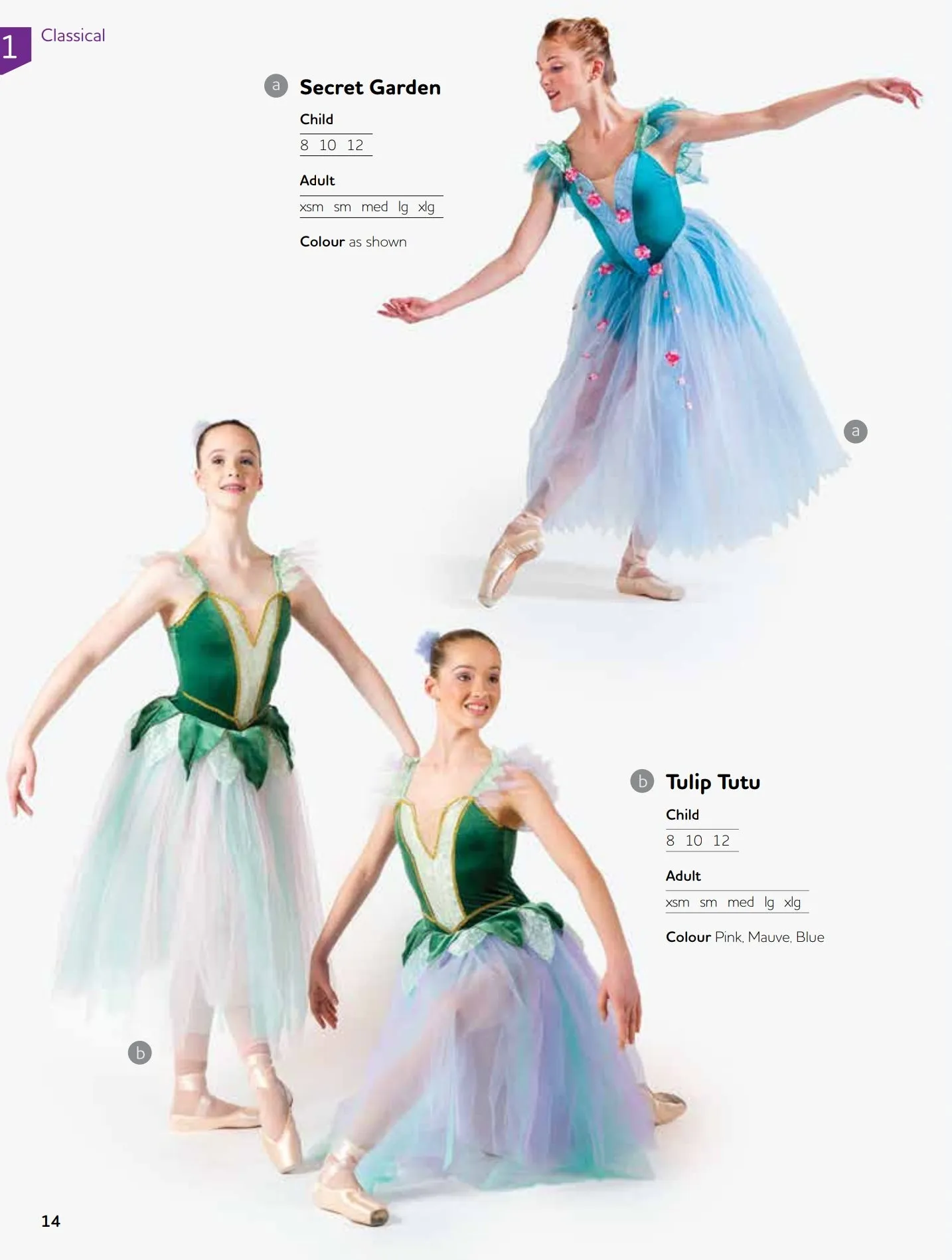 P.W. CHARACTER PERFORMANCE TUTUS- MADE TO ORDER