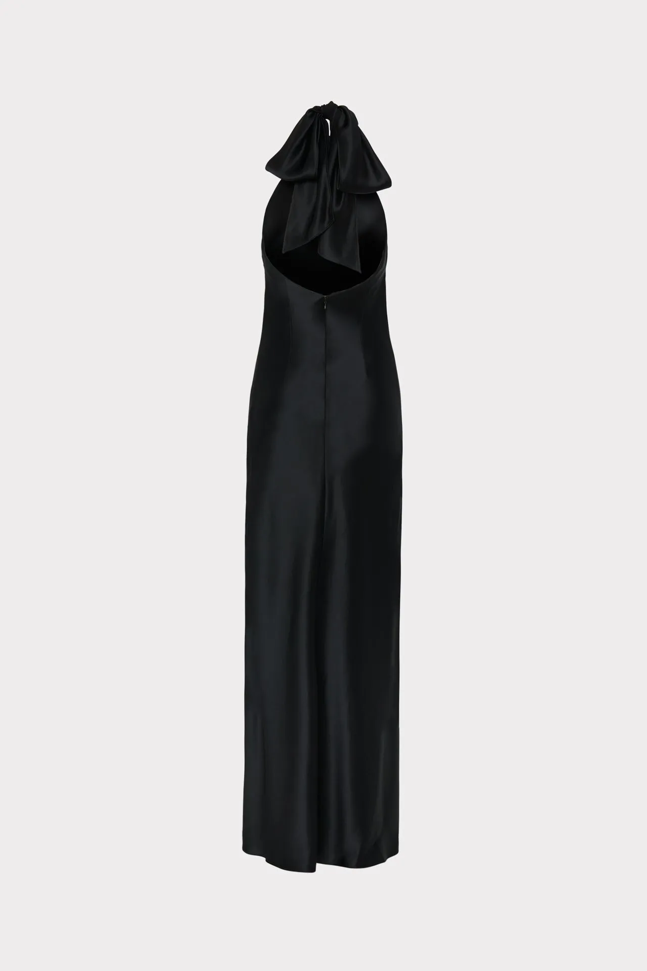 Roux Hammered Satin Gown