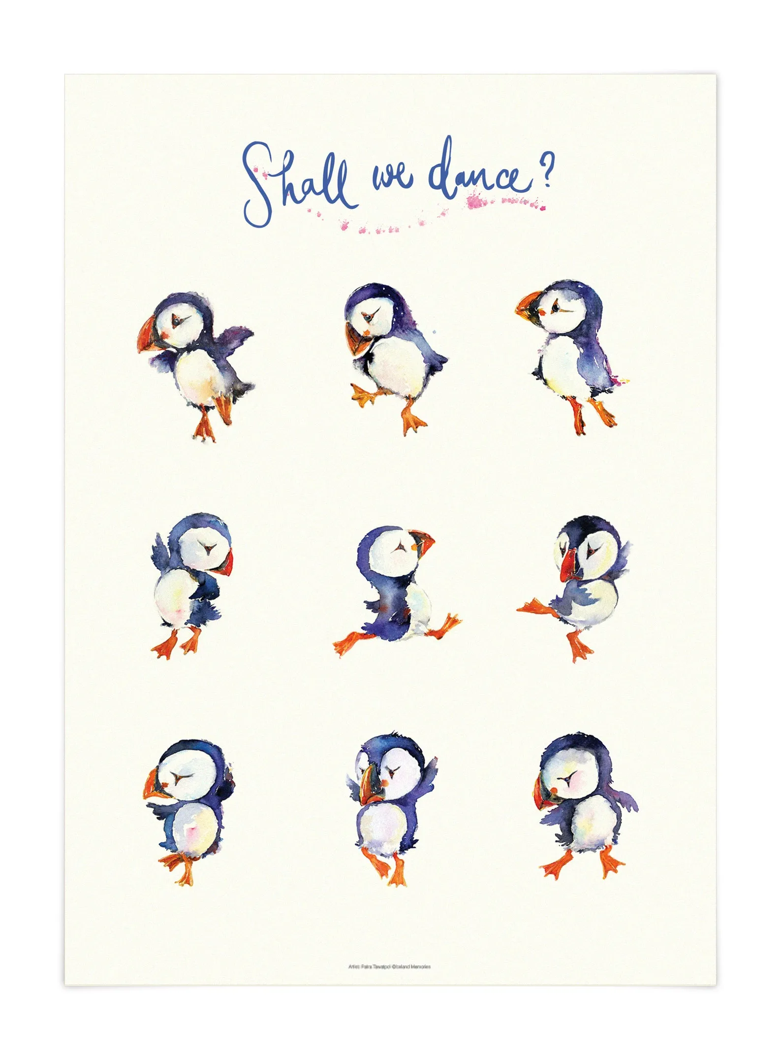 Shall We Dance Poster, 50x70 cm - High-Quality Print