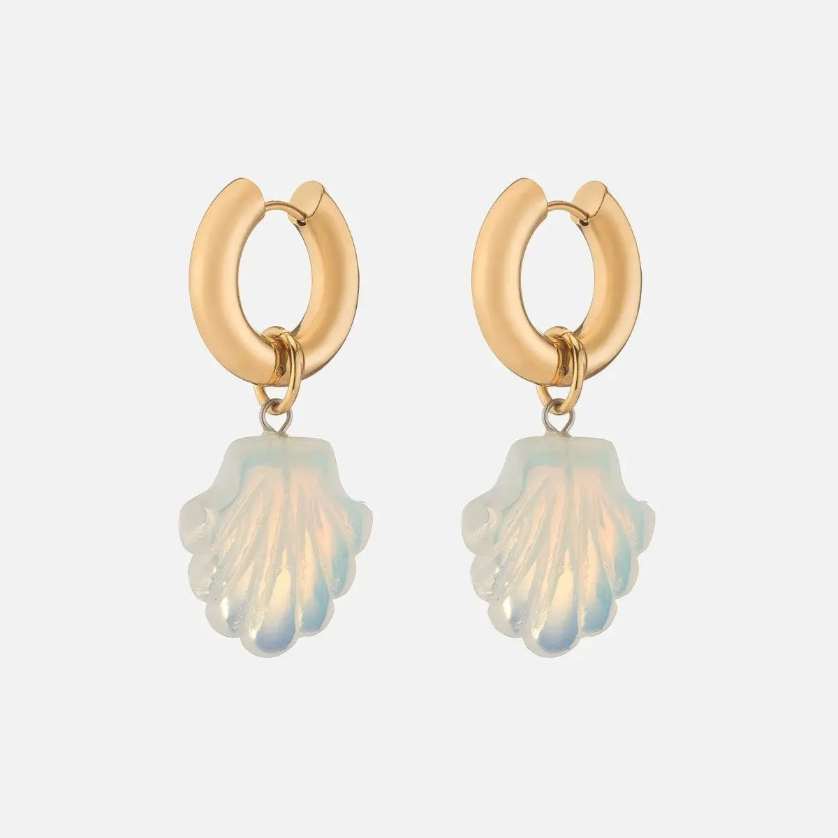 Shell We Dance Earring, Opalite