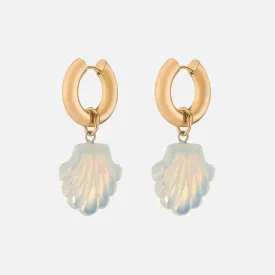 Shell We Dance Earring, Opalite