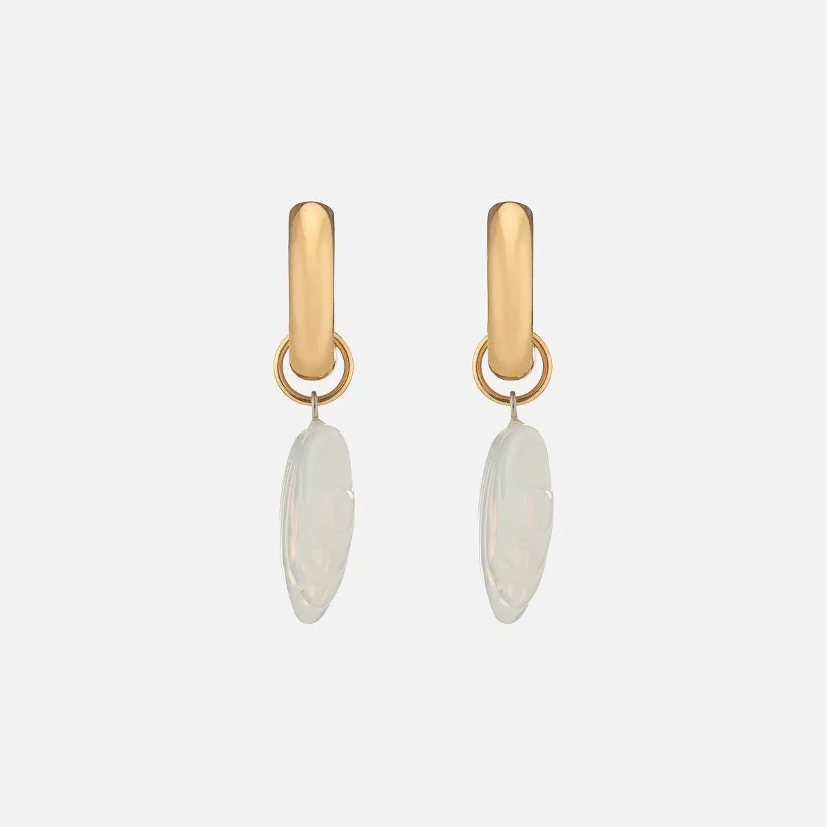 Shell We Dance Earring, Opalite