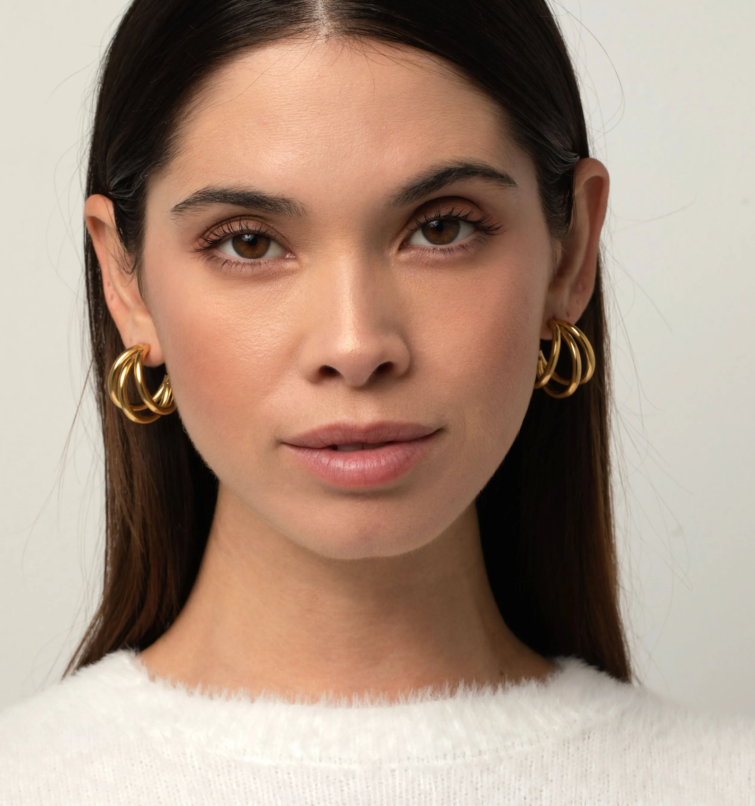 Sophia Triple Hoop Earrings