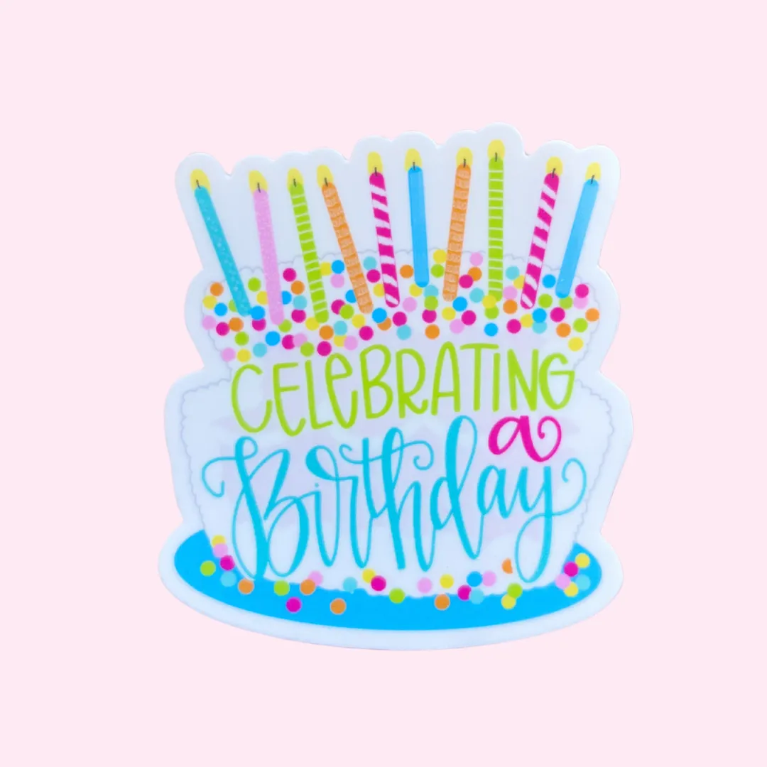 Sticker - Celebrating a Birthday