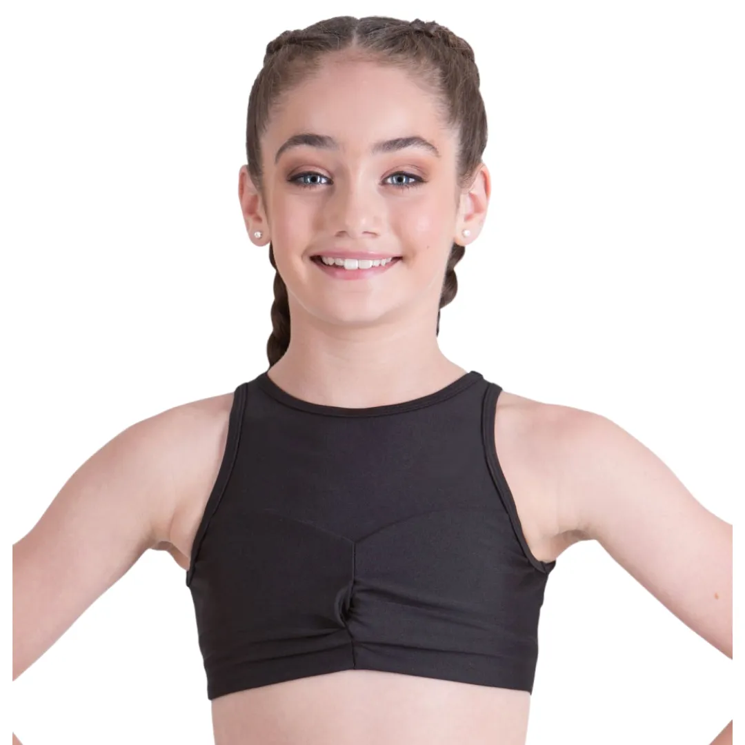 Studio 7 Children's Olive Crop Top