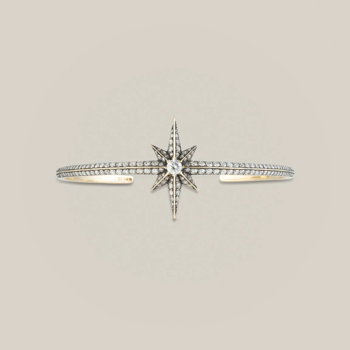 Victorian Star Diamond Bangle