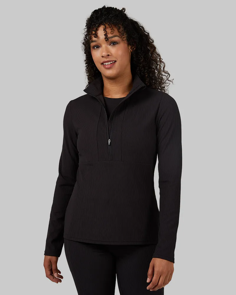 WOMEN'S ACTIVE RIB ½ ZIP TOP