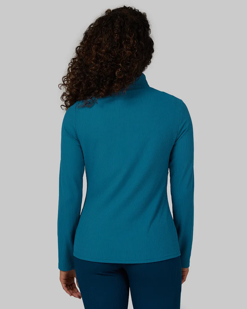 WOMEN'S ACTIVE RIB ½ ZIP TOP