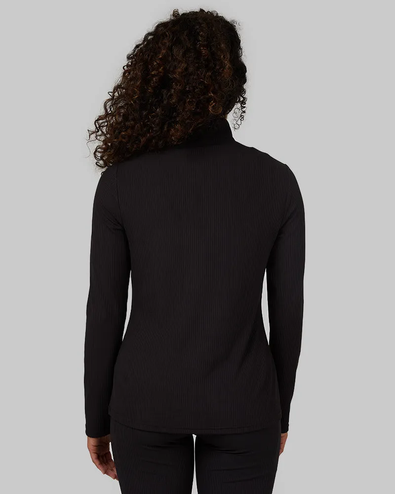 WOMEN'S ACTIVE RIB ½ ZIP TOP