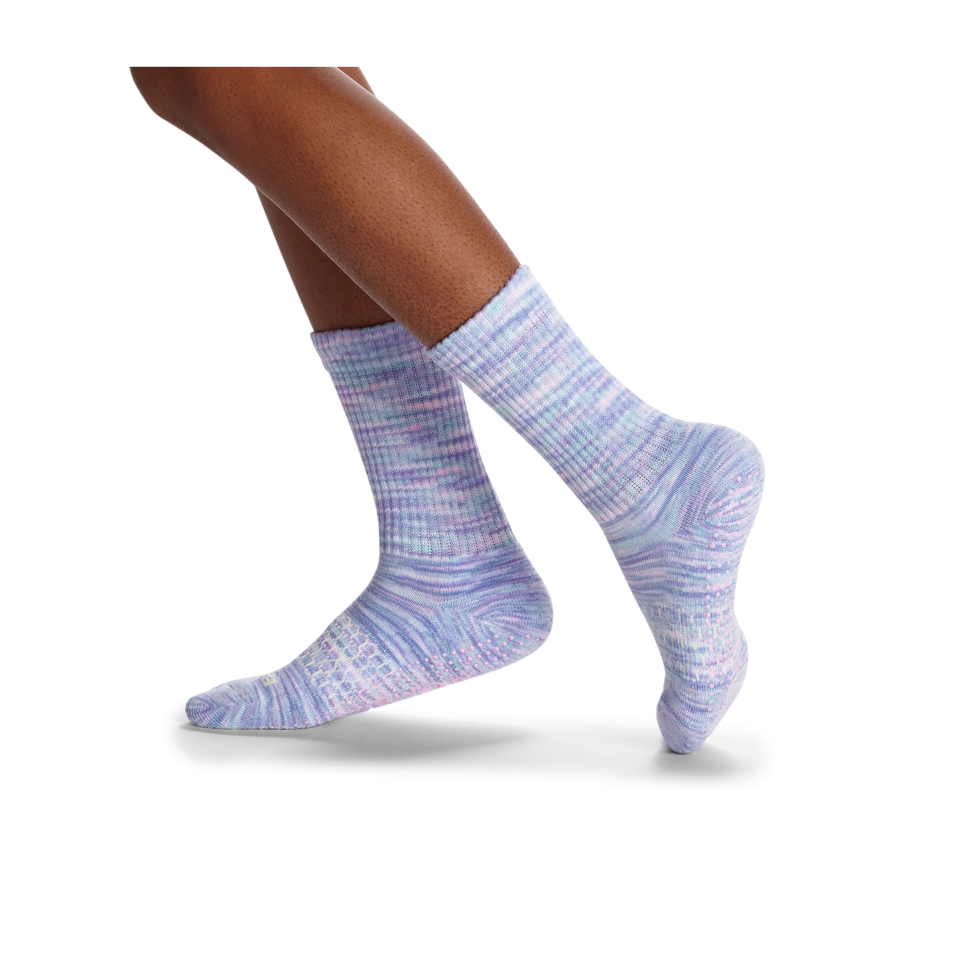 Youth Space Dye Gripper Calf Sock 4-Pack