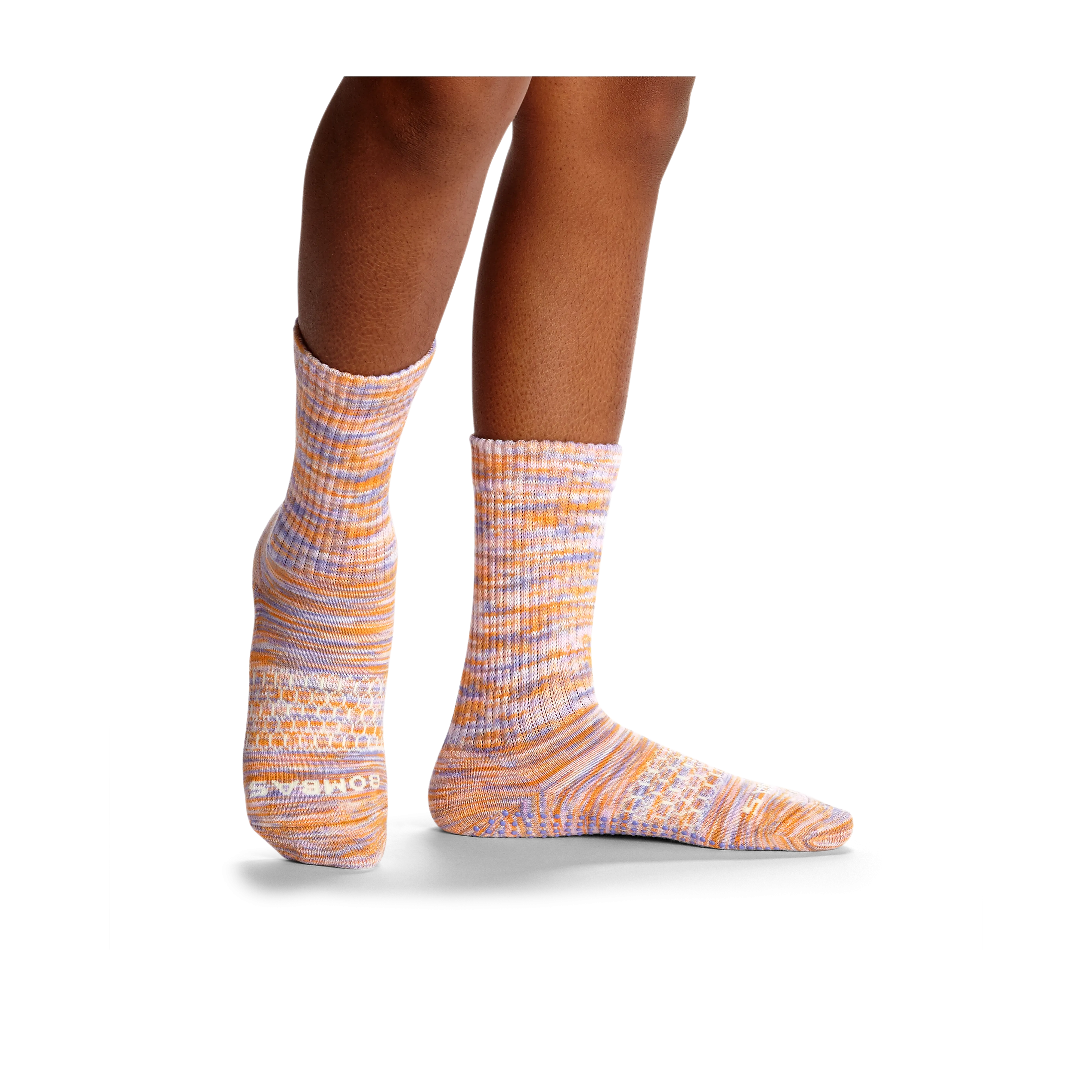 Youth Space Dye Gripper Calf Sock 4-Pack