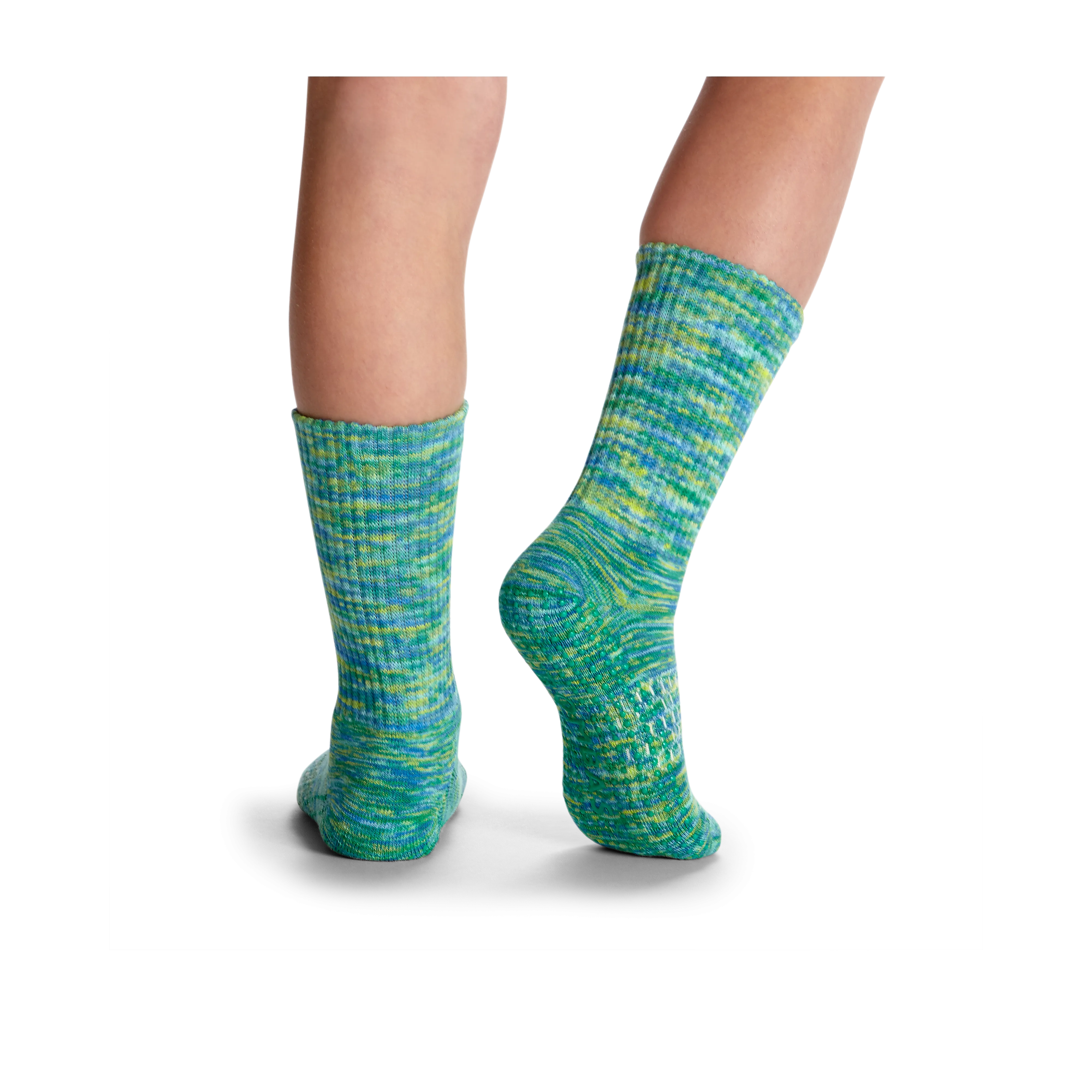 Youth Space Dye Gripper Calf Sock 4-Pack